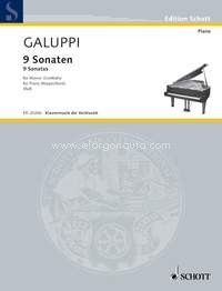 10 Sonatas, from Op. 1, Op. 2, Op. 5, piano (harpsichord). 9790001149457