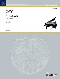 3 Ballads op. 12, piano. 9790001149471