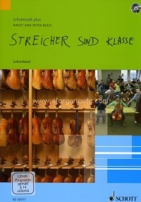 Streicher sind klasse, Schule für Streicherklassen und Gruppenunterricht, strings, teacher's book with DVD