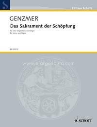 Das Sakrament der Schöpfung GeWV 83, Sacred Concerto after St. Francis of Assisi, voice (soprano or tenor) and organ