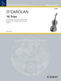 16 Trios, 2 violins and cello (viola), performance score. 9790001150668