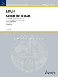 Gutenberg-Toccata, trumpet, trombone and organ, score and parts. 9790001152235