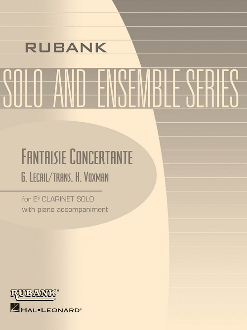 Fantaisie Concertante for Eb Clarinet Solo with Piano Accompaniment