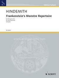 Frankenstein's Monstre Repertoire, string quartet, score and parts