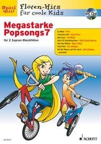 Megastarke Popsongs Band 7, 1-2 soprano recorders, edition with CD