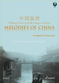 Melodies of China, piano, performance book with CD