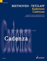 Cadenzas, to the Concerto for Violin and Orchestra D major op. 61, violin and timpani, solo part