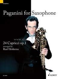 Paganini for Saxophone op. 1, 24 Capricci, soprano- or altosaxophone solo. 9790001157803