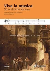 Viva la musica, 50 weltliche Kanons, various voices (solo or in groups), choral score. 9783795759292