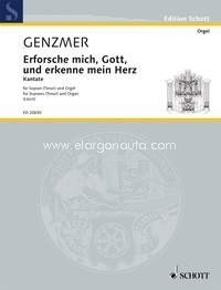 Erforsche mich, Gott, und erkenne mein Herz GeWV 82, Kantate, voice (soprano or tenor) and organ