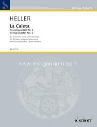 La Caleta, String Quartet No. 2, score and parts