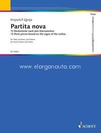 Partita nova, 12 rock pieces based on the signs of the zodiac, flute (violin) and piano