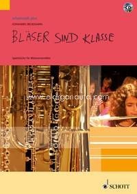 Bläser sind klasse, Arrangements für Bläserklassen und Bläserensembles, teacher's book with CD. 9790001171076