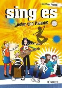 Sing es, Lieder und Kanons, song book with CD