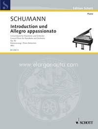 Introduction and Allegro appassionato G major op. 92, Concert Piece for Pianoforte and Orchestra, piano reduction for 2 pianos