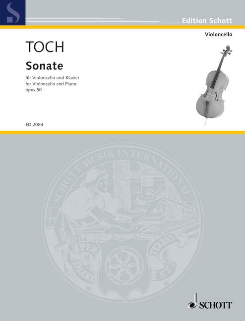 Sonata op. 50, violoncello and piano. 9790001035491