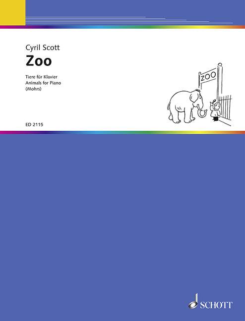 Zoo, Animals for Piano, piano. 9790001035545