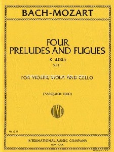 6 Preludes & Fugues, vol. I, for Violin, Viola and Cello. 9790220409677