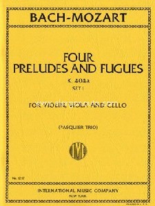 6 Preludes & Fugues, vol. I, for Violin, Viola and Cello