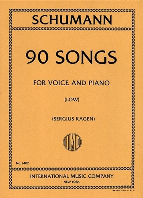 90 Songs, for Low Voice and Piano. 9790220411144
