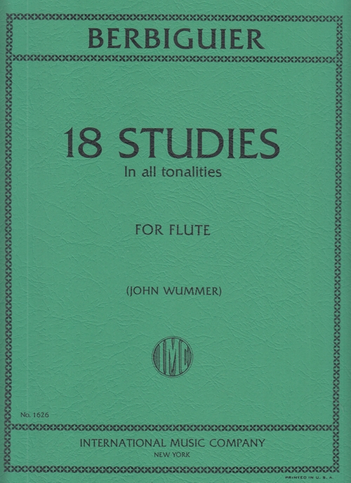 18 Studies, for Flute