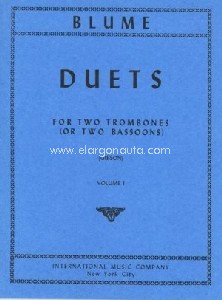 12 Duets vol. 1, for 2 Bassoons or 2 Trombones. 9790220413858 12 Duets vol. 1, for 2 Bassoons or 2 Trombones. 9790220413858