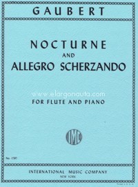 Nocturne and Allegro scherzando, for Flute and Piano. 9790220427930
