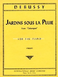 Jardin sous la Pluie from Estampes, for piano