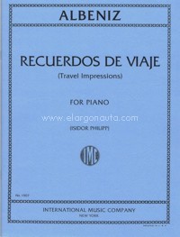 Recuerdos de Viaje (Travel Impressions), for piano. 9790220414855