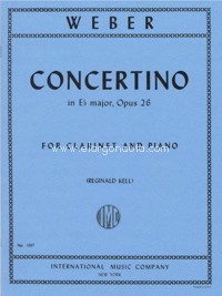 Concertino Eb major Op. 26, for Clarinet and Piano