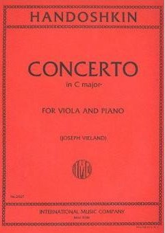 Concerto, for viola and piano
