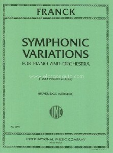 Symphonic Variations, for 2 pianos. 9790220416989