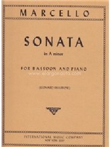 Sonata A Minor, for Bassoon and Piano. 9790220417993