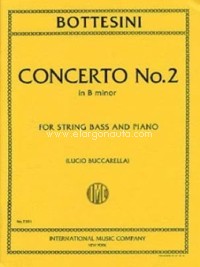 Concierto No. 2 B minor, for String Bass and Piano. 9790220418129