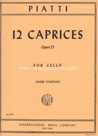 12 Caprices op. 25, for Cello