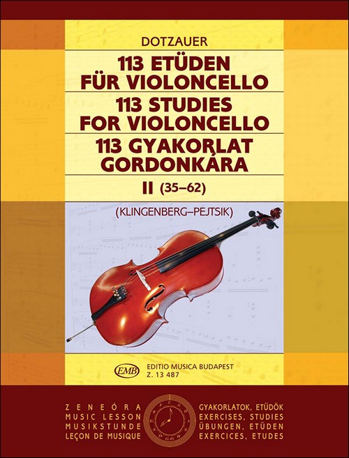 Libro II (35-62) - 113 Estudios para violonchelo. 9790080134870