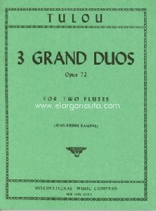 Three Grand Duos op. 72, for 2 Flutes