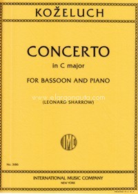 Concerto C major, for Bassoon and Piano