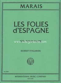 Les Folies D'Espagne, for solo Flute