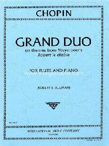 Grand Duo on themes from Meyerbeer's Robert le diable, for flute and piano