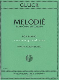 Melodié from Orfeo ed Euridice, for piano. 9790220426902