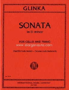 Sonata D minor, for Cello and Piano