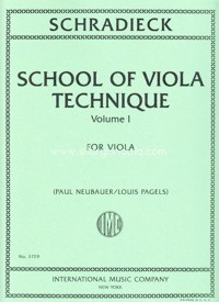 School of Viola Technique Volume 1, for viola (ed. Neubauer)