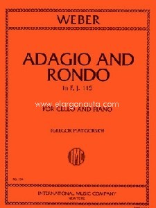 Adagio and Rondo, for Cello and Piano. 9790220404719