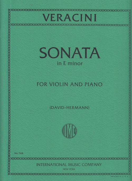 Violin Sonata E minor, for violin and piano