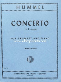 Concerto E flat major, for Trumpet and Piano. 9790220406249