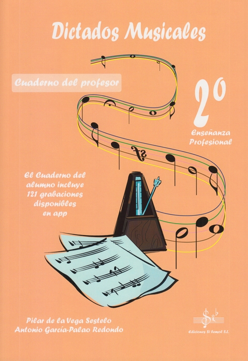 Dictados musicales. 2º (Profesional). Libro del profesor. 9788416337613