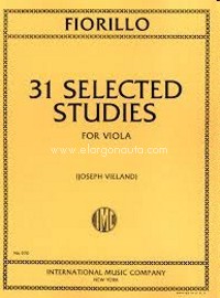 31 Selected Studies, for viola. 9790220407833