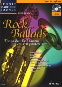 Rock Ballads, The 14 Best Rock Classics, tenor saxophone, edition with CD. 9783795748364