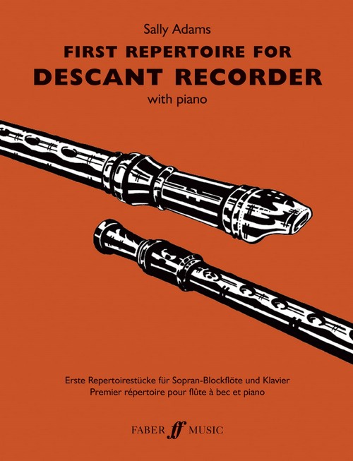 First Repertoire for Descant Recorder, with Piano Accompaniment. 9780571523283